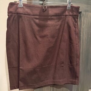 Women's Brown Pencil Skirt